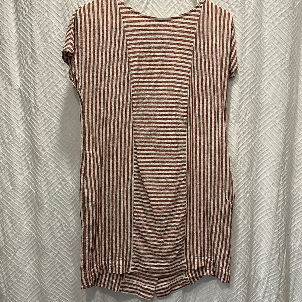 Madewell striped linen dress